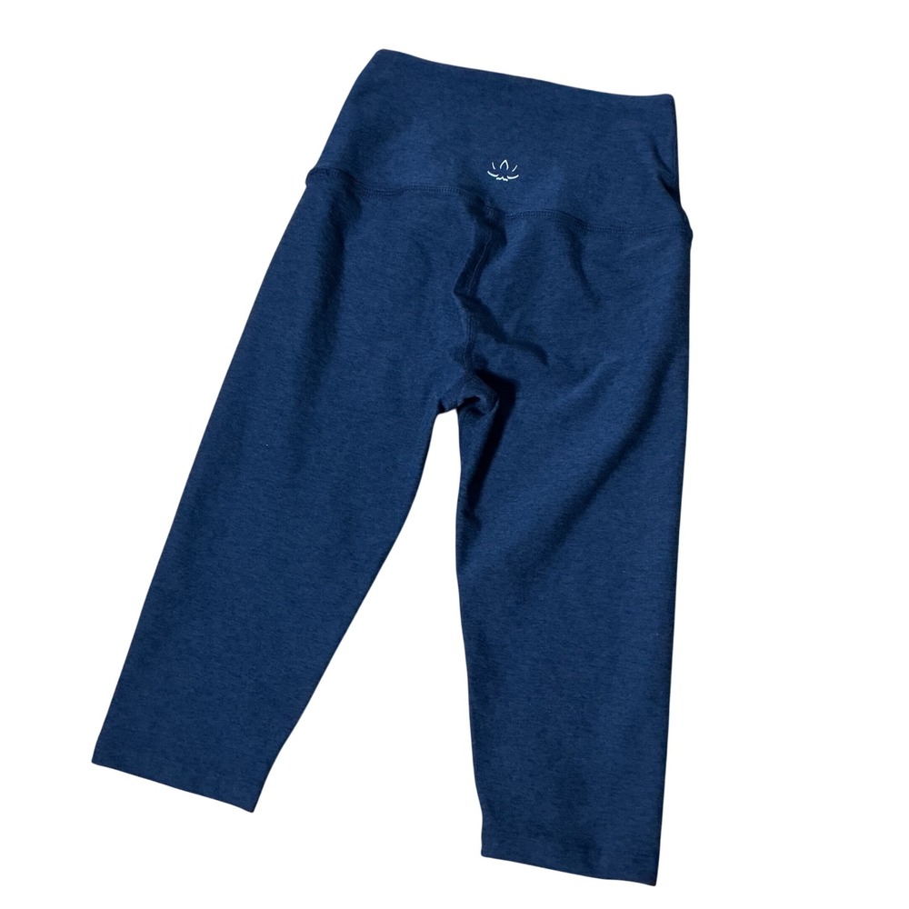 Beyond Yoga Spacedye High Waisted Midi Leggings Womens XS Blue Heathered Cropped